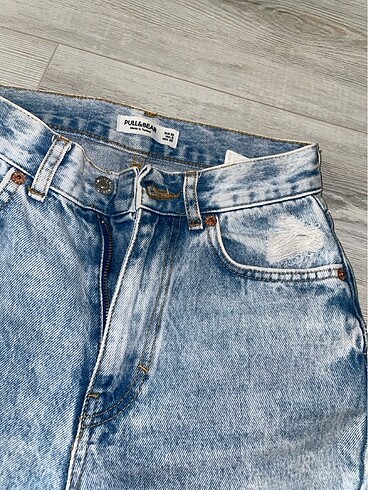 Pull and Bear pull and bear yırtık jean