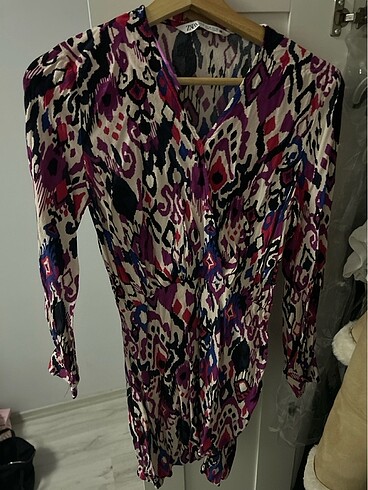 xs Beden Zara elbise