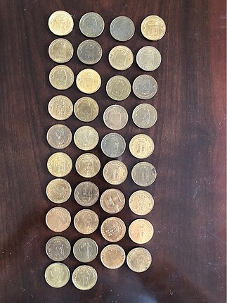 38 adet Rus koleksiyon maden para