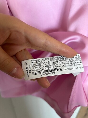 xs Beden Zara pembe elbise