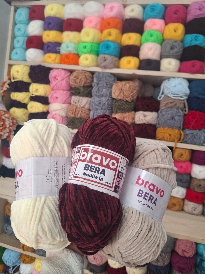 Bravo Bera Kadife İplik Seti 3'lü - Görsel 3