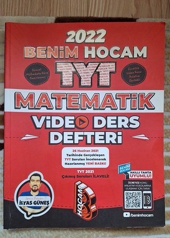  2022 Benim Hocam TYT Matematik Soru Bankası + Video Ders Defteri