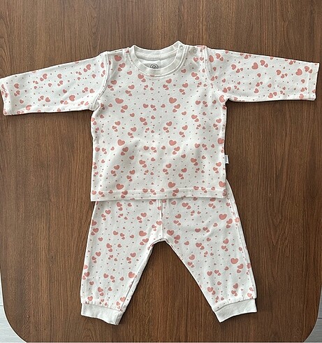 9 Ay Beden Pambuliq Kız Bebek Pijama Takımı (9 ay)