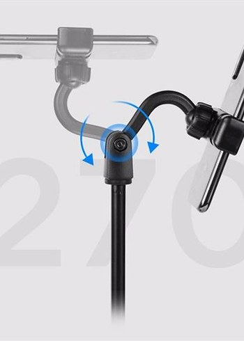 Masaüstü Teleskopik Telefon Standı Tripod Telefon Tutucu - Görsel 3