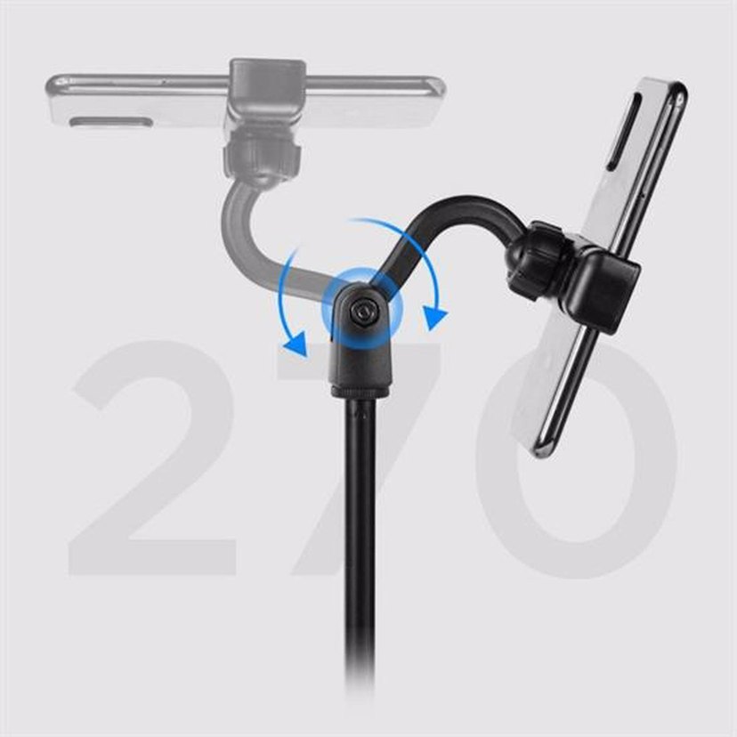 Masaüstü Teleskopik Telefon Standı Tripod Telefon Tutucu - Görsel 3
