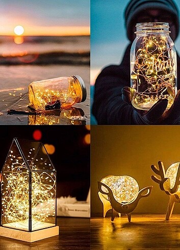 3 ad Peri Led Işık 28 Ledli 3 Metre Sarı Led Şerit Aydınlatma - Görsel 5