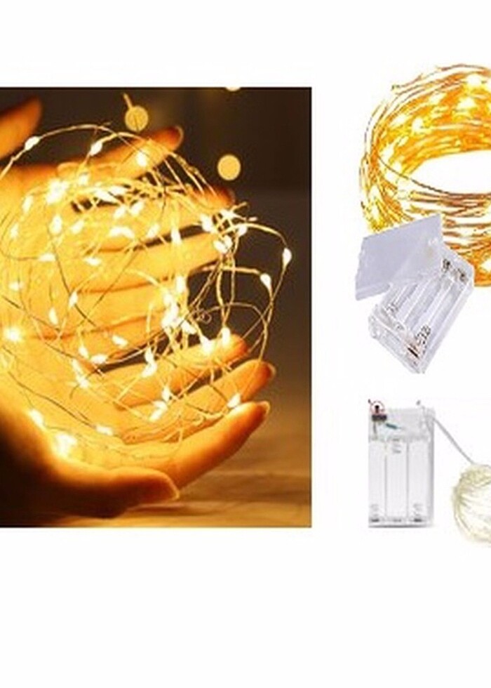 3 ad Peri Led Işık 28 Ledli 3 Metre Sarı Led Şerit Aydınlatma - Görsel 2