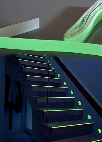 Karanlıkta Işık Veren Fosforlu Şerit Bant 4 Metre

 - Görsel 4