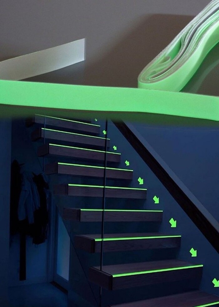 Karanlıkta Işık Veren Fosforlu Şerit Bant 4 Metre

 - Görsel 4