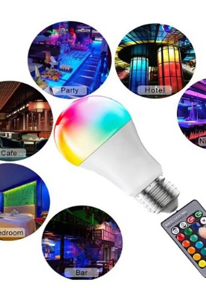 Uzaktan Kumandalı Renk Değiştiren Rgb Led Ampul

 - Görsel 3