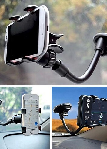 Vakumlu 360 Derece Dönen Tüm Modellere Uyan Araç Telefon Tutucu
- Görsel 5