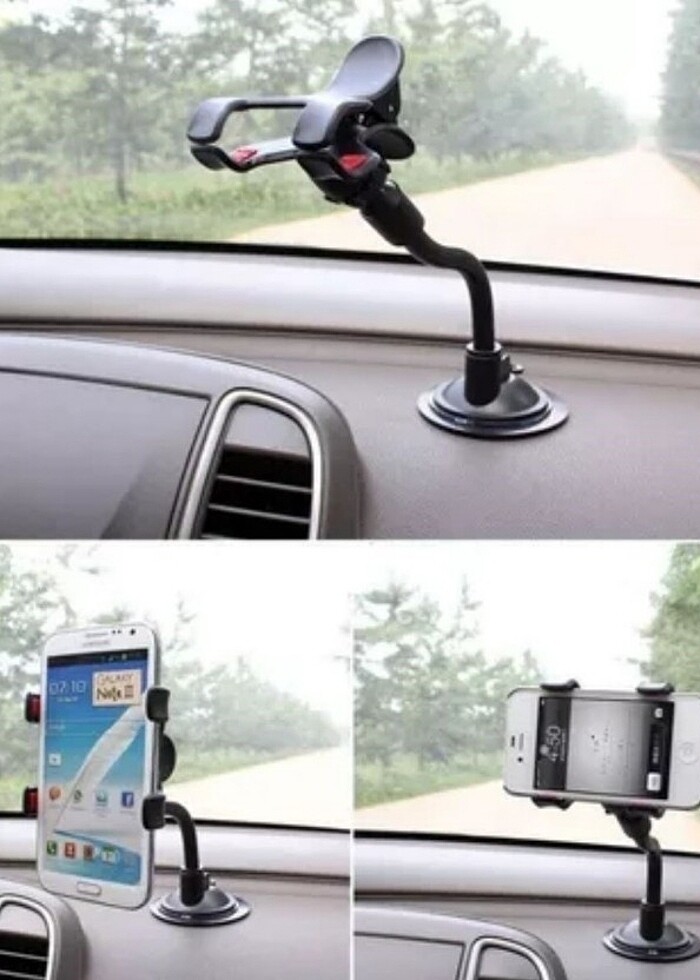 Vakumlu 360 Derece Dönen Tüm Modellere Uyan Araç Telefon Tutucu
 - Görsel 2