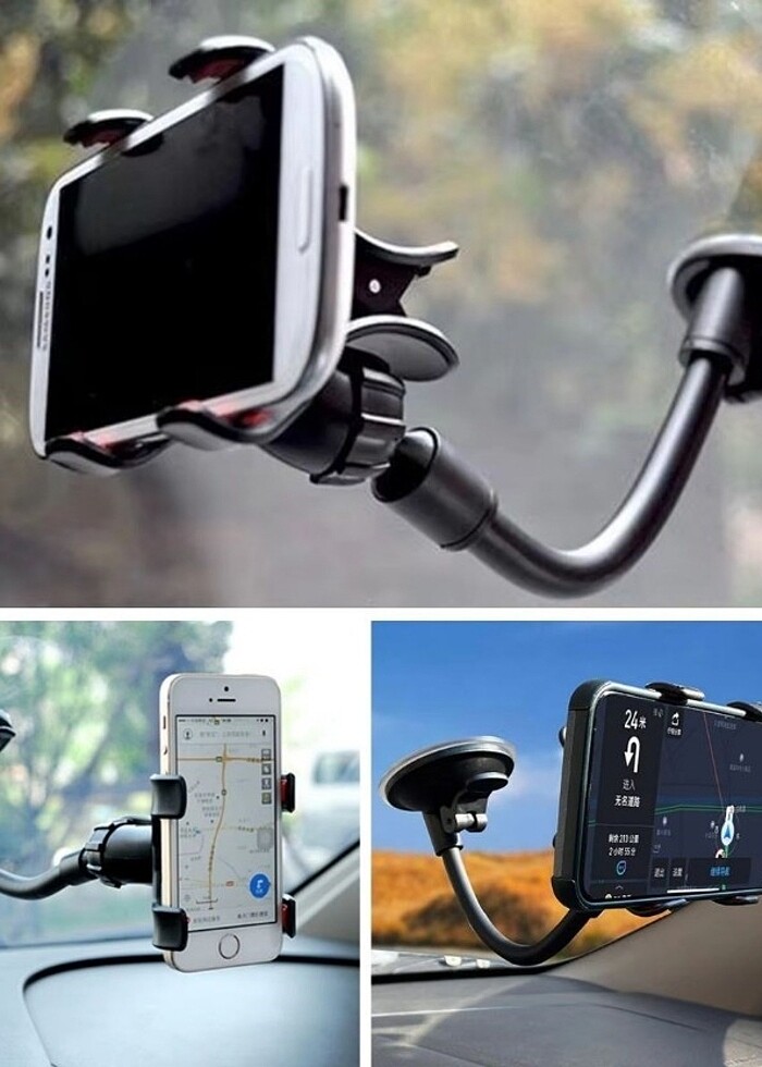 Vakumlu 360 Derece Dönen Tüm Modellere Uyan Araç Telefon Tutucu
 - Görsel 5