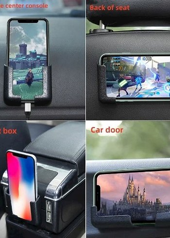 Çok Amaçlı Torpido Telefon Tutucu Navigasyon ve Şarj Standı - Görsel 5