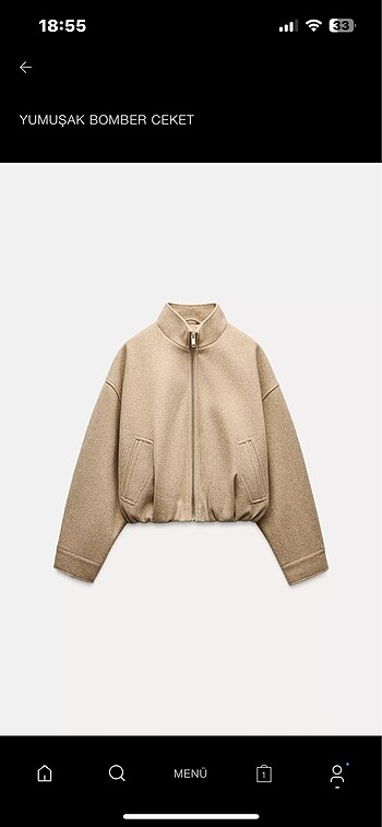 Zara Bomber Ceket