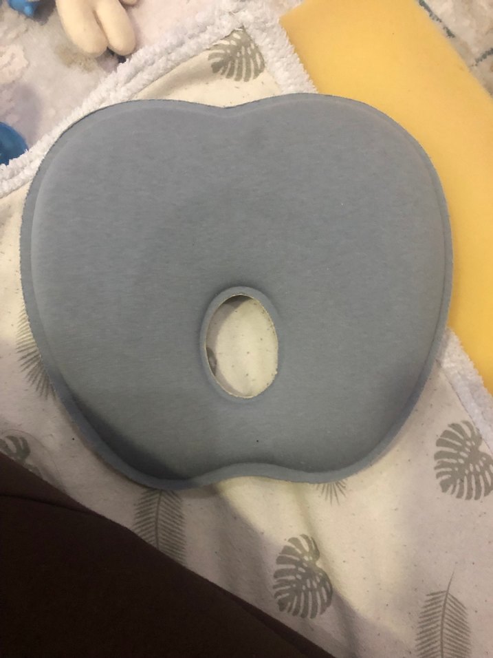 Gri Çocuk Yastığı, Yumuşak Kumaş - Görsel 3