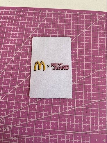 NEW JEANS HAREİN MC DONALD PHOTOCARD
