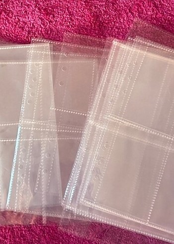 15 adet binder sayfası