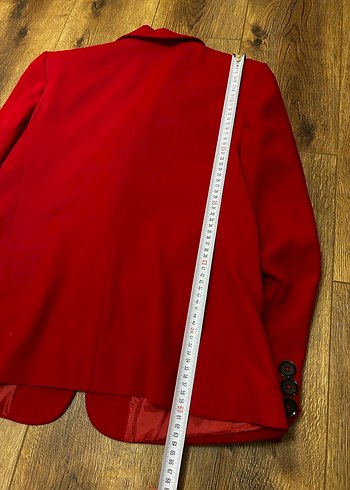 Kırmızı Kadın Blazer Ceket - Görsel 6