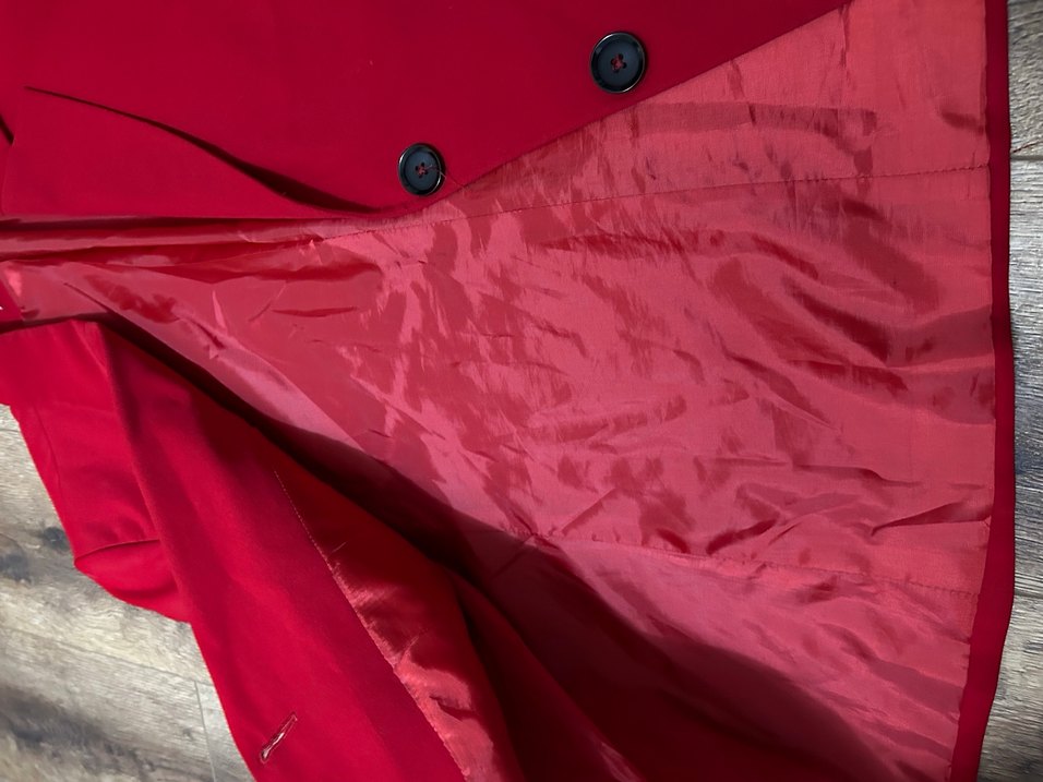 Kırmızı Kadın Blazer Ceket - Görsel 3