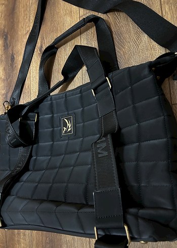 P4M büyük Siyah omuz/El Çantası - Görsel 2