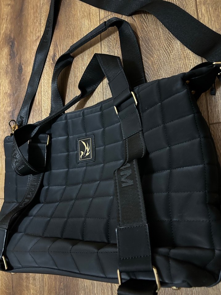 P4M büyük Siyah omuz/El Çantası - Görsel 2