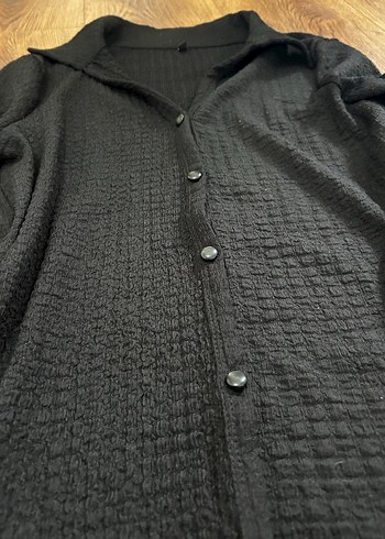 Trendyolmilla Düğmeli Siyah Kadın Gömlek - Görsel 2