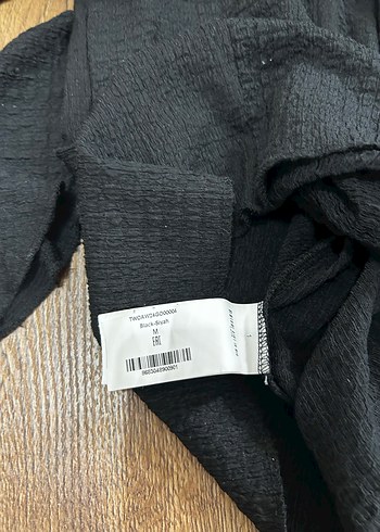 Trendyolmilla Düğmeli Siyah Kadın Gömlek - Görsel 3