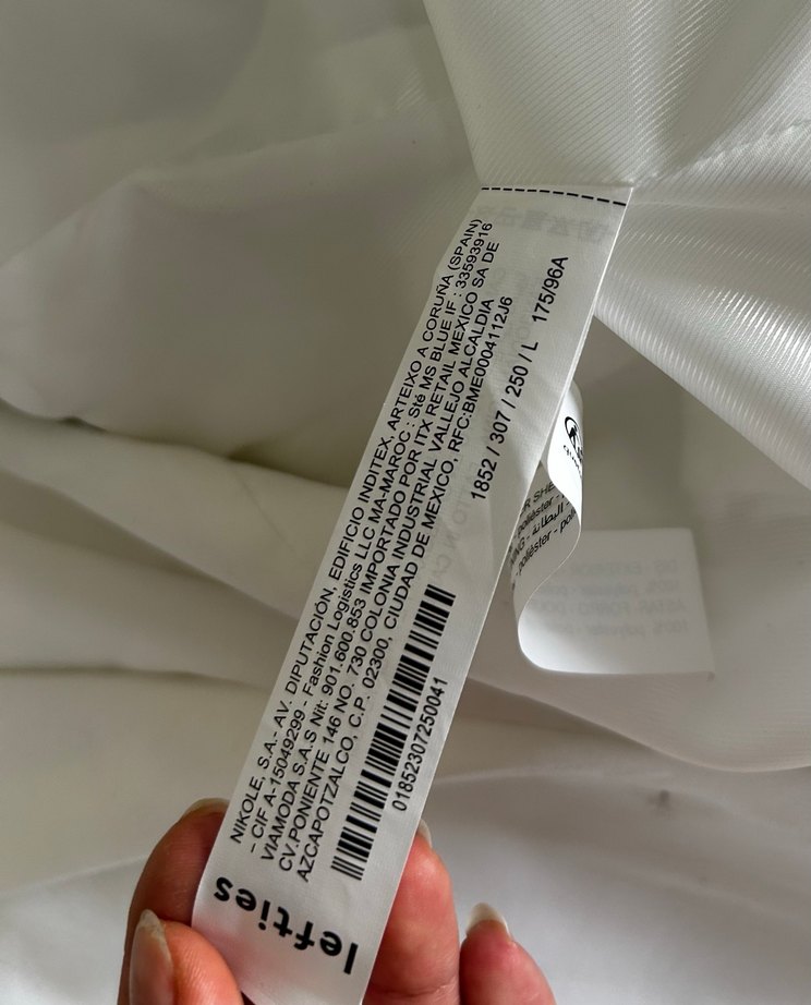 Leifteis beyaz blazer ceket - Görsel 4