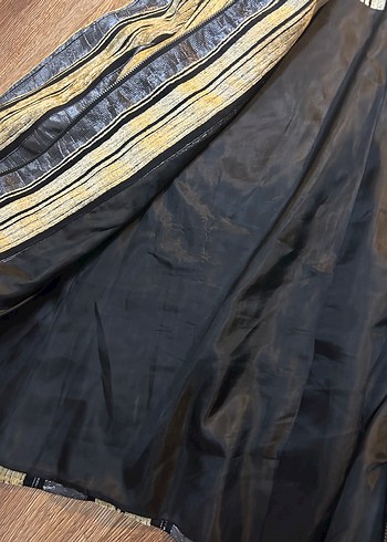 Kadın çizgili desenli şık ceket - Görsel 4