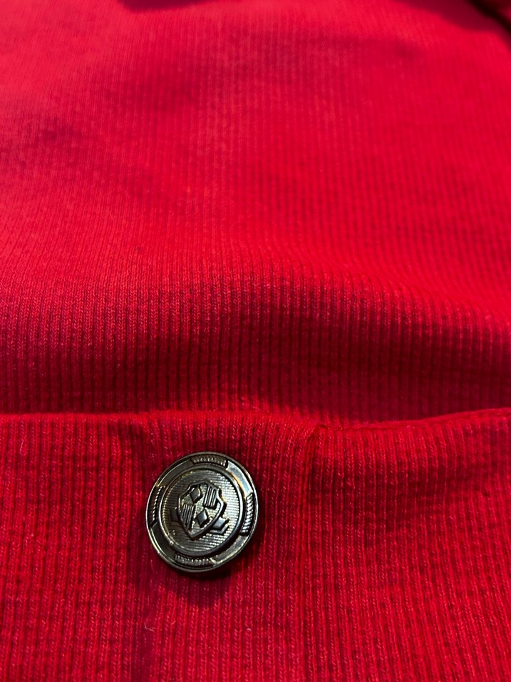 Gusto şık triko kırmızı bluz - Görsel 3