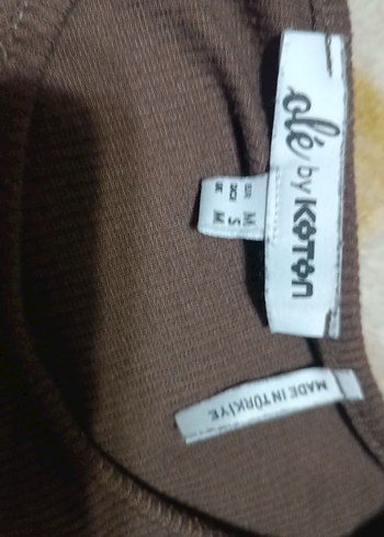 Koton koton kahverengi crop