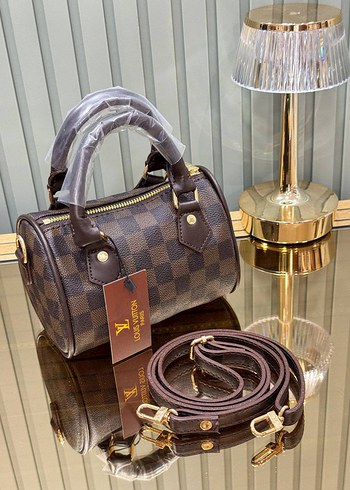 L.V Mini Speedy 16x13 Fermuar Başlıkları Marka Baskılıdır