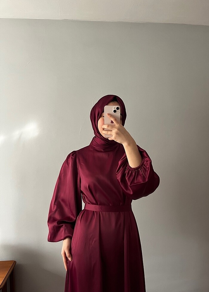 Tesettür abiye elbise - Görsel 4