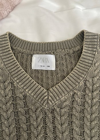 ZARA Saç Örgü Kazak - Görsel 4