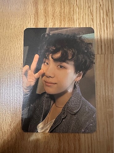 BTS PHOTOCARD MIN YOONGİ