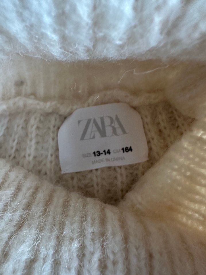 Bej Boğazlı Örgü Kazak - Görsel 2