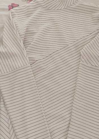 Kadın Beyaz Pamuklu Midi Gömlek - Görsel 8