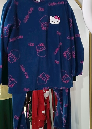 Renkli Baskılı Uzun Kollu pijama takımı