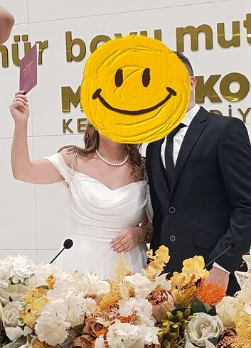 m Beden Nikah elbisesi 
