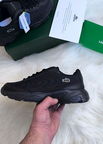 Lacoste Siyah Bağcıklı Erkek Spor Ayakkabı - Görsel 6