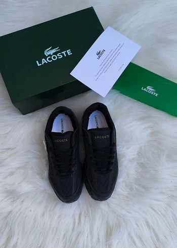 Lacoste Siyah Bağcıklı Erkek Spor Ayakkabı - Görsel 4