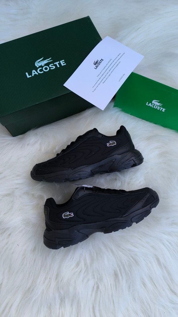 Lacoste Siyah Bağcıklı Erkek Spor Ayakkabı - Görsel 2
