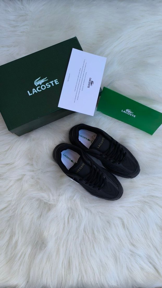 Lacoste Siyah Bağcıklı Erkek Spor Ayakkabı - Görsel 3
