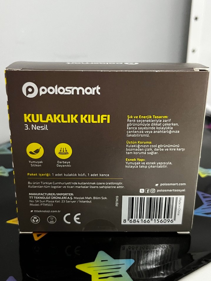 3. Nesil Siyah Kulaklık Kılıfı - Görsel 2