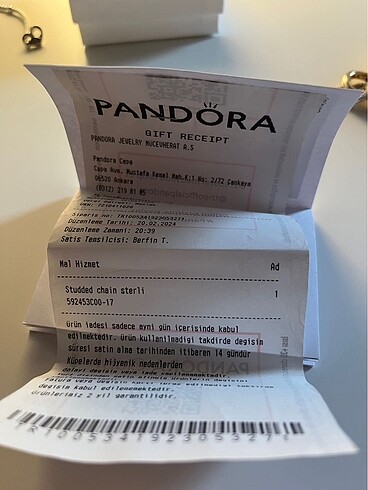  Beden gri Renk Pandora