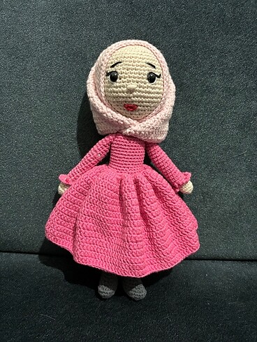  Beden Renk Amigurumi Tesettürlü Bebek (El Örgüsü, Örgü Bebek)