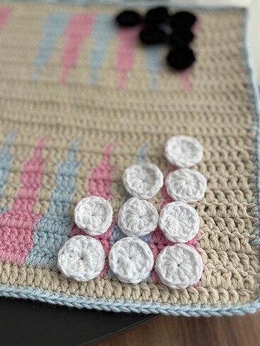 Örgü Tavla Seti - Görsel 5