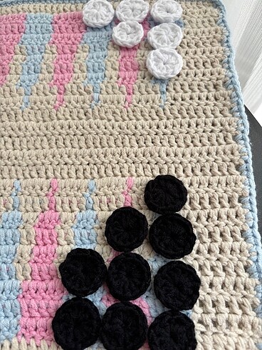 Örgü Tavla Seti - Görsel 6