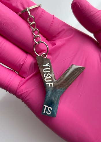 Epoksi Kişiye Özel Taraftar Anahtarlık GS - Görsel 4